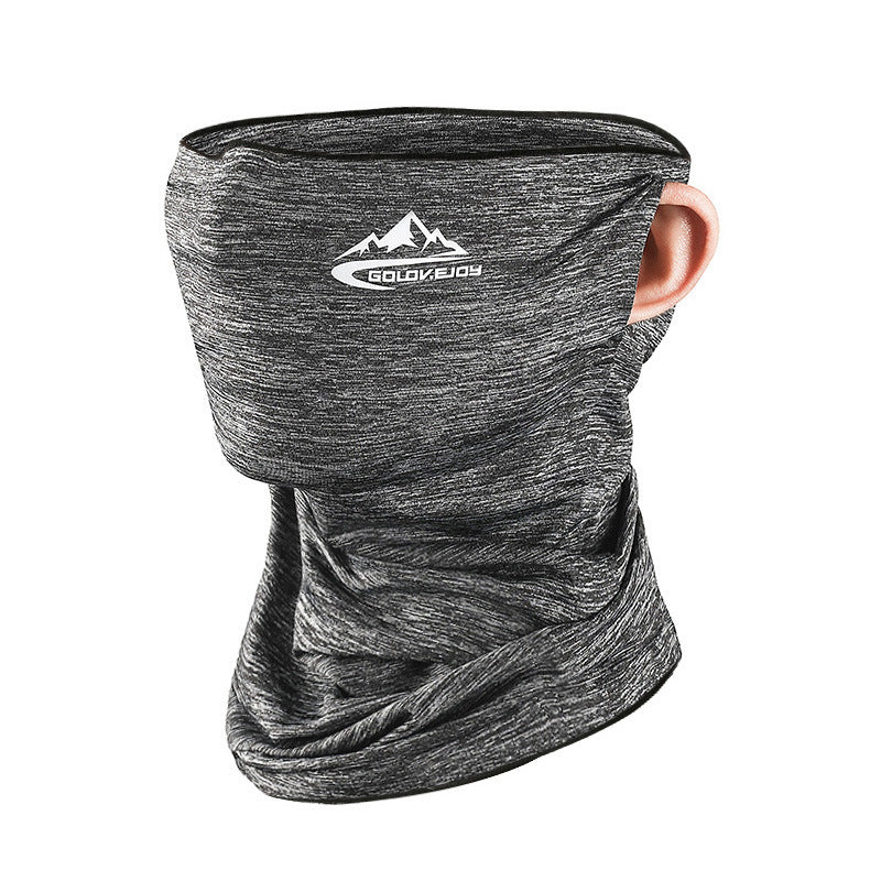Ice Silk Sunscreen Mask Summer Men And Women Riding Magic Headscarf Multi-Functional Outdoor Sports Windproof Neck Cover
