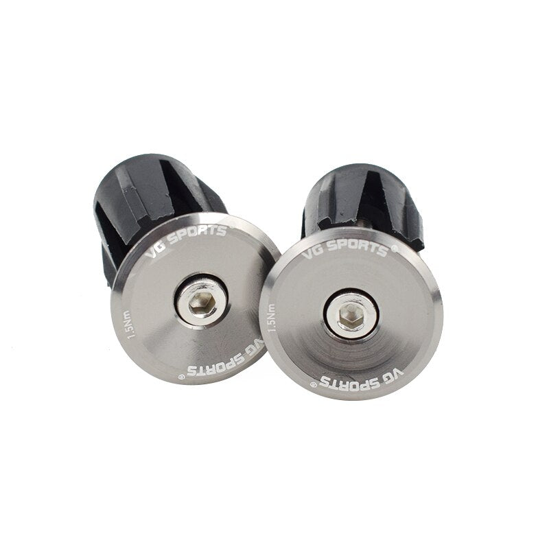 Zatyczki do kierownicy rowerowej VG Sports – aluminium MTB