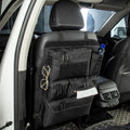 Tactical Car Seat Organizer - Universal Rear Seat Hanging Storage Bag, Multi-Purpose Travel Gear Organizer for SUV/Jeep/Van