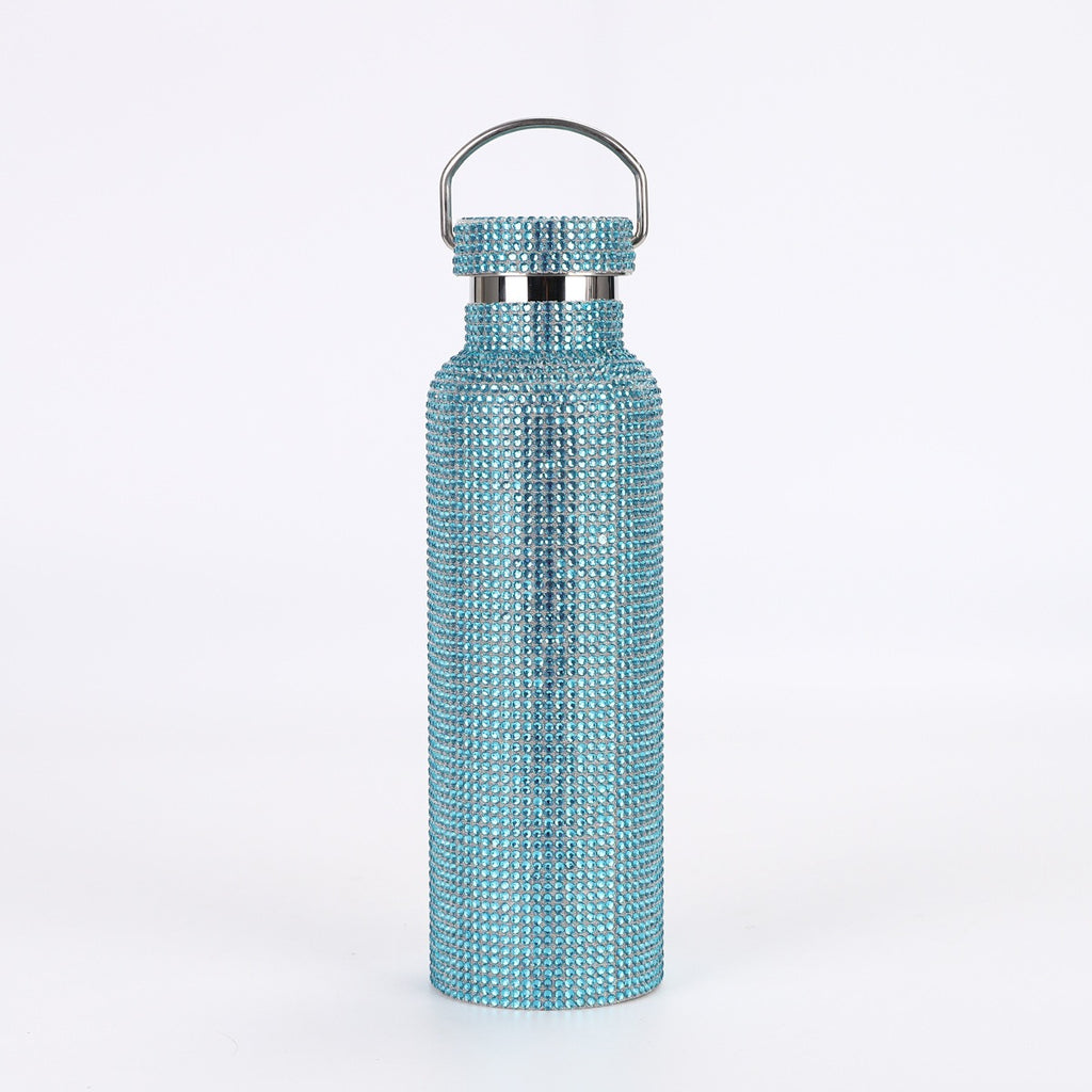 304 stainless steel drill bottle portable car insulated cup outdoor portable large capacity sports kettle