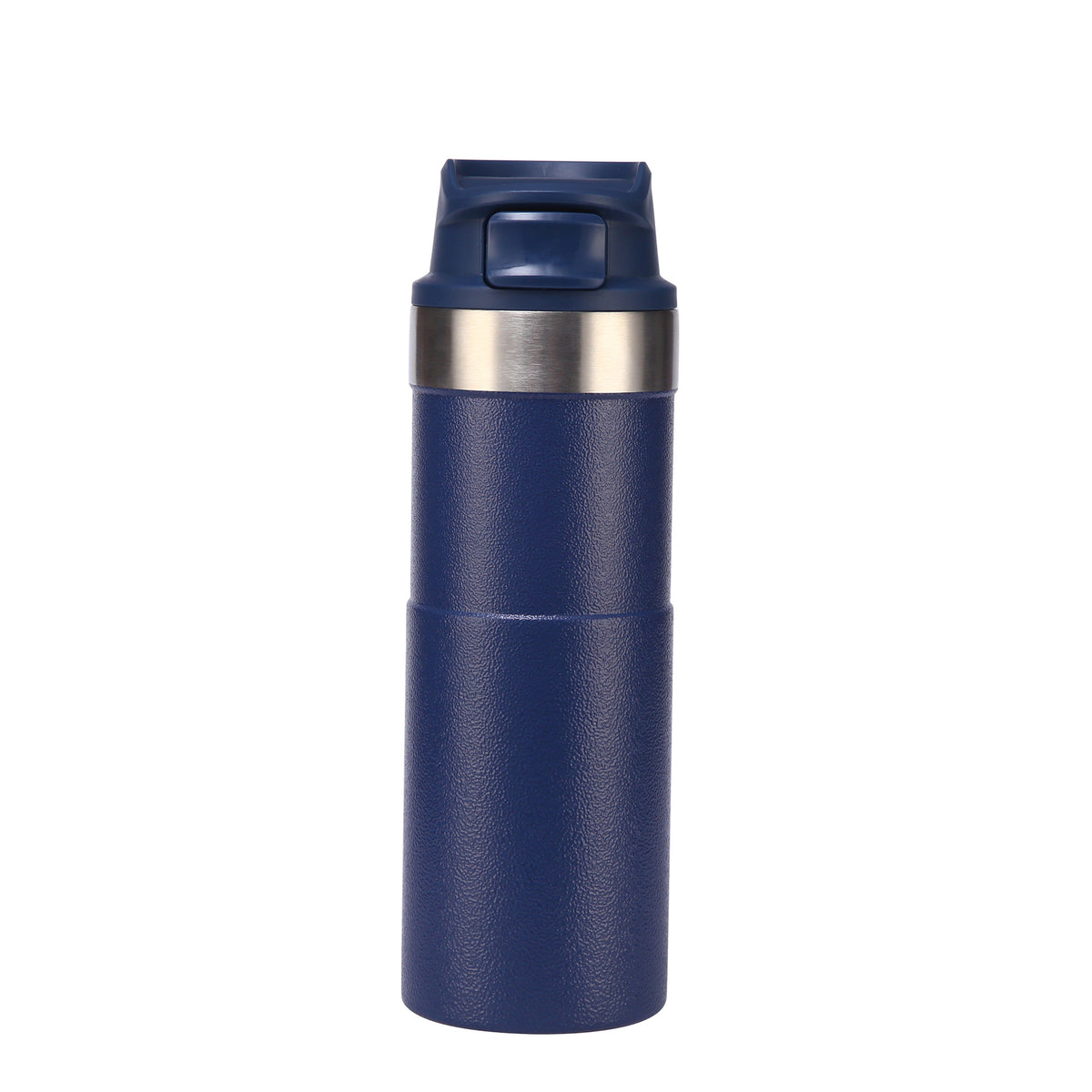 Stainless Steel Vacuum Cup Simple Portable Solid Color Flip Lid Cup Outdoor Hiking Cycling Sports Cup