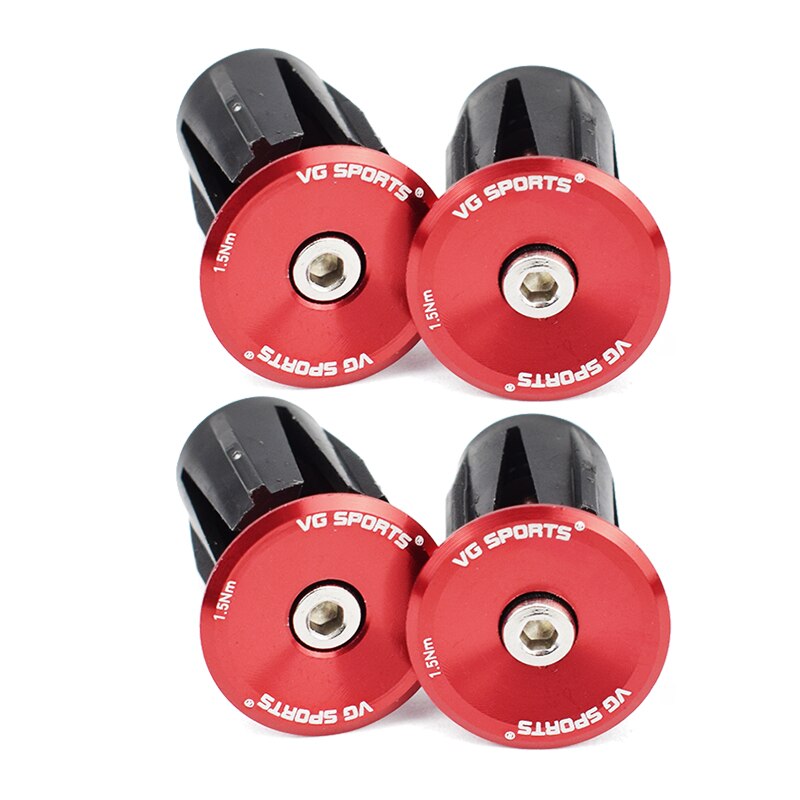 Zatyczki do kierownicy rowerowej VG Sports – aluminium MTB