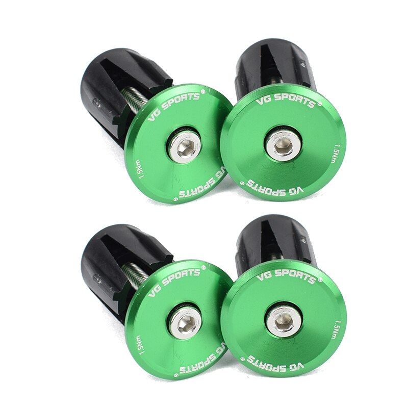 Zatyczki do kierownicy rowerowej VG Sports – aluminium MTB