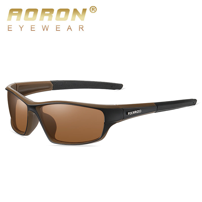 New Men's Polarized Sunglasses Outdoor Sports Cycling Sunglasses TR Square Sunglasses A3042