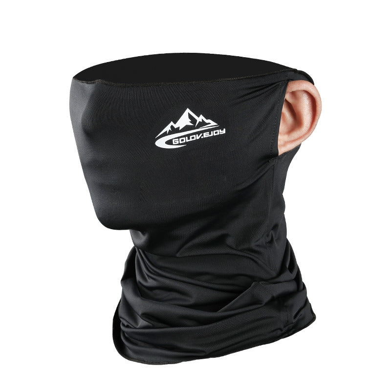 Ice Silk Sunscreen Mask Summer Men And Women Riding Magic Headscarf Multi-Functional Outdoor Sports Windproof Neck Cover