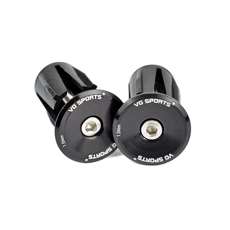 Zatyczki do kierownicy rowerowej VG Sports – aluminium MTB