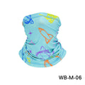 Multifunctional Ice Silk Printing Outdoor Cycling Fishing Head Cover Scarf Sports Seamed Magic Head Scarf