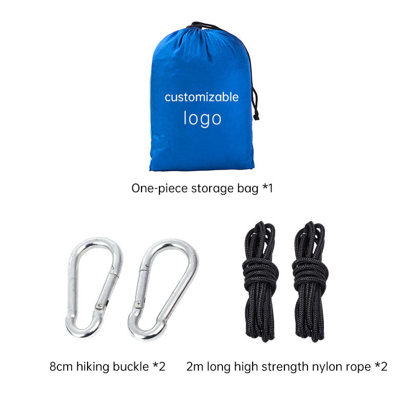 Hamak kempingowy jednoosobowy i dwuosobowy – nylon spadochronowy