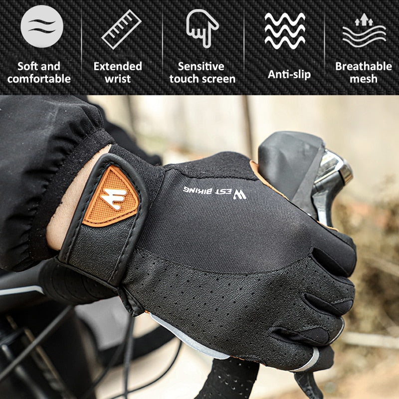 Rękawiczki kolarskie WEST BIKING – sportowe, oddychające