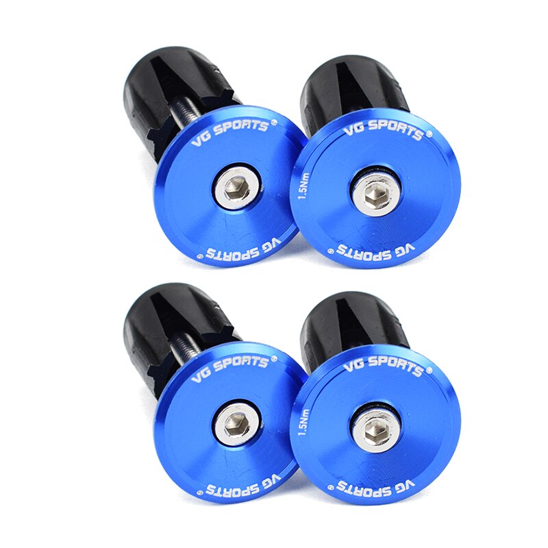 Zatyczki do kierownicy rowerowej VG Sports – aluminium MTB