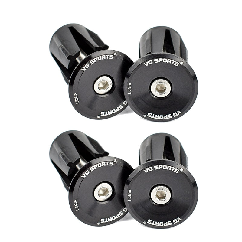 Zatyczki do kierownicy rowerowej VG Sports – aluminium MTB