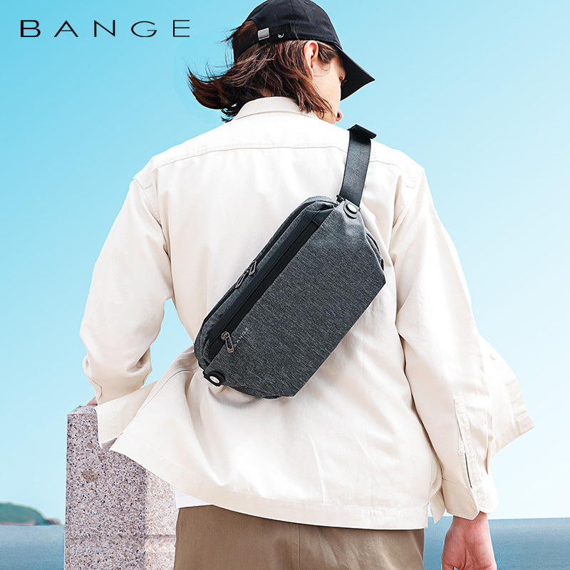 New Shoulder Bag Men's Chest Bag Korean Version Casual Sports Messenger Bag Fashion Men's Bag Trend