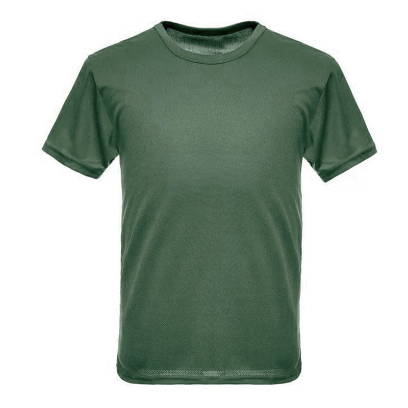 Outdoor camouflage clothing short sleeved men's summer quick drying sports T-shirt outdoor physical training clothing tactical T-shirt