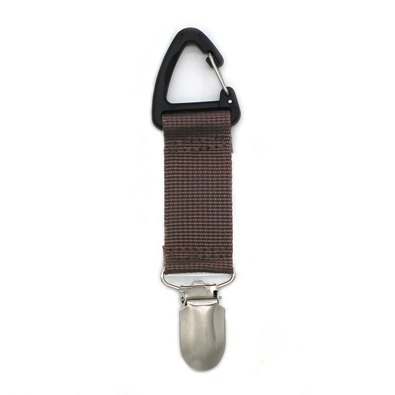 New Fabric Bulletless Hat Clip for Outdoor Travel In Europe and America, Straw Hat Clip for Portable Hat Companion Bag Clip