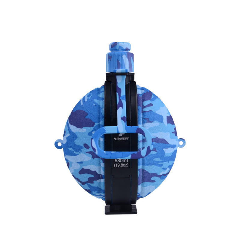 Składana butelka silikonowa 580 ml – turystyka, fitness, outdoor
