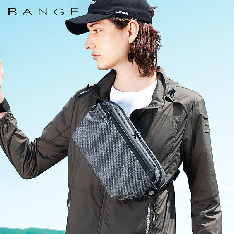New Shoulder Bag Men's Chest Bag Korean Version Casual Sports Messenger Bag Fashion Men's Bag Trend