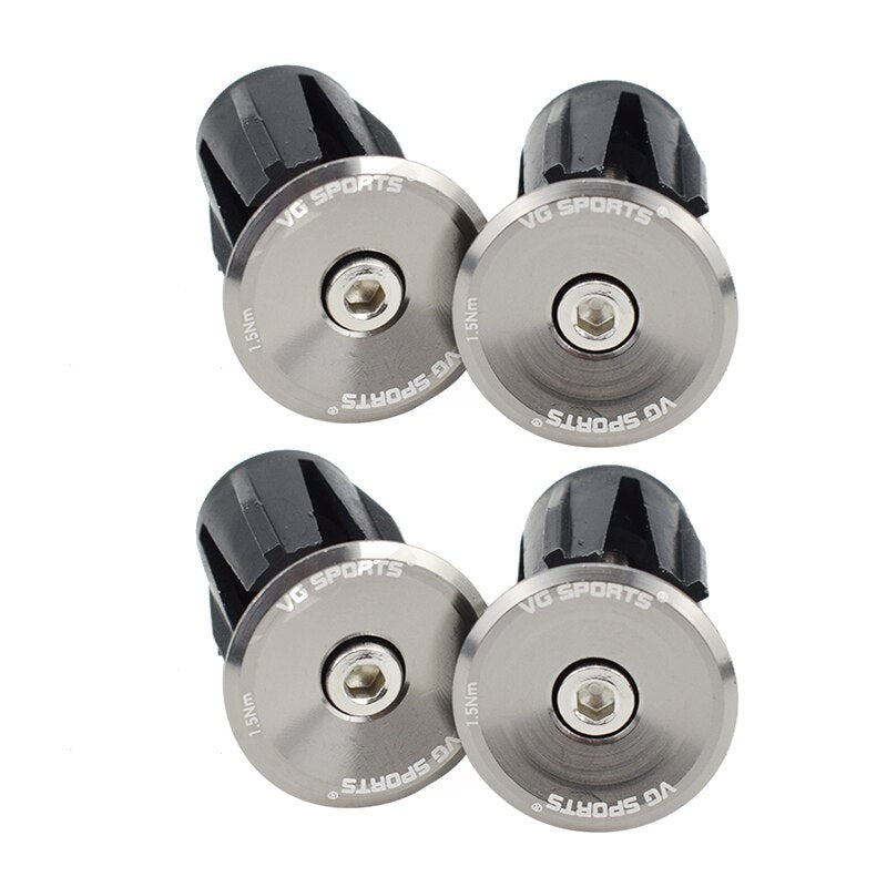 Zatyczki do kierownicy rowerowej VG Sports – aluminium MTB