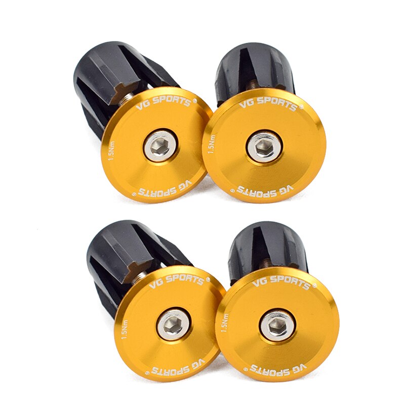 Zatyczki do kierownicy rowerowej VG Sports – aluminium MTB