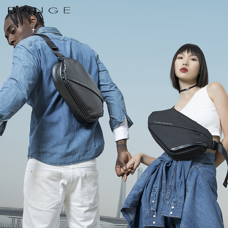 New Shoulder Chest Bag Men's Messenger Bag Korean Version Casual Bag Cycling Bag For Men