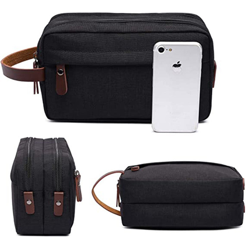 Fashionable and casual men's wash bag, cation waterproof wash storage bag, large capacity outdoor travel bag