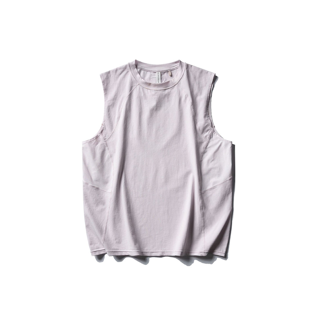 Color-block Quick-dry Sleeveless Vest for Men, Loose Fit Outdoor Sports Top