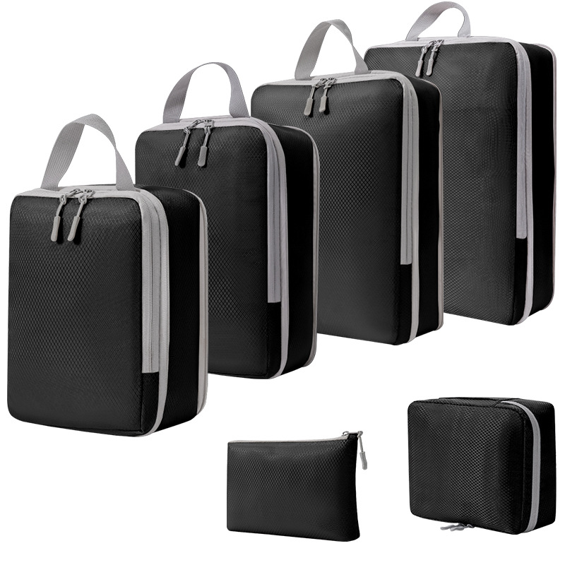 Compressed travel storage bag set, digital toiletries and cosmetics storage bag, shoes, luggage, clothing, travel storage bag