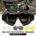 Military Tactical Goggles Outdoor Windproof Sports Army Airsoft Shooting Glasses Cycling Mountaineering Eyewear UV400