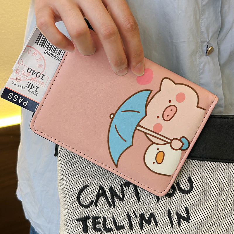 Passport holder ID bag protective cover multifunctional card bag portable storage for overseas travel