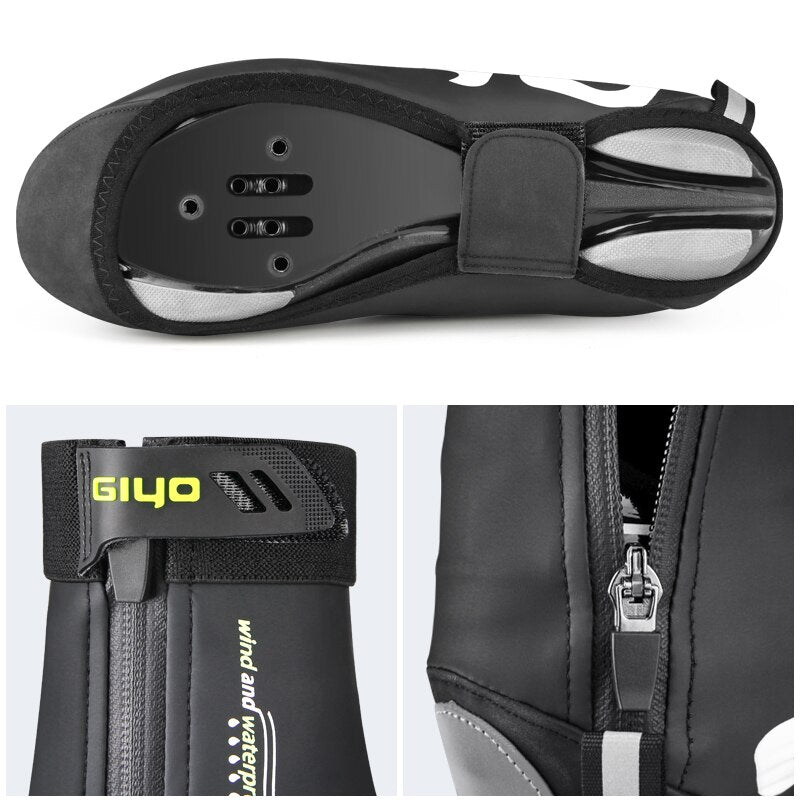 Ochraniacze na buty rowerowe GIYO – wodoodporne, odblaskowe