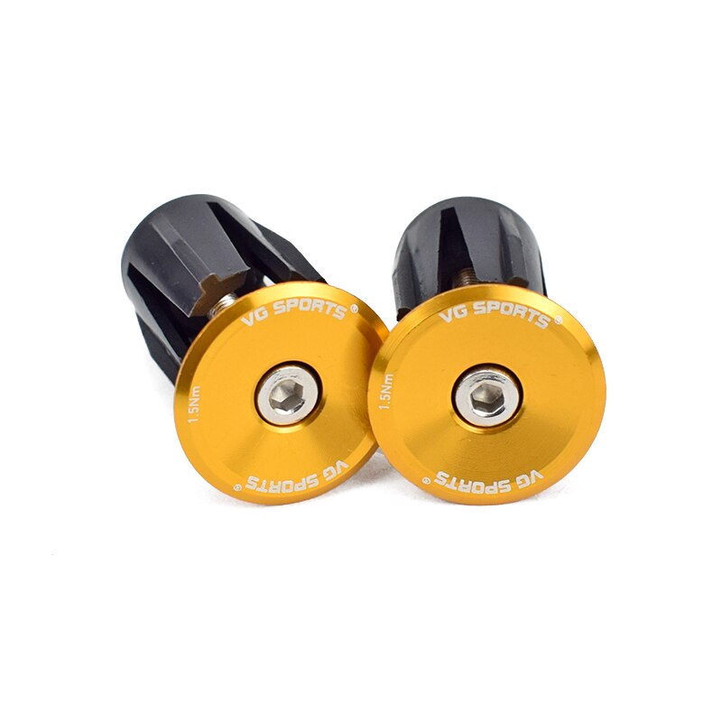 Zatyczki do kierownicy rowerowej VG Sports – aluminium MTB